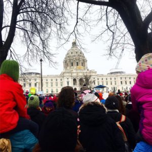 Women's March, St. Paul, 2017